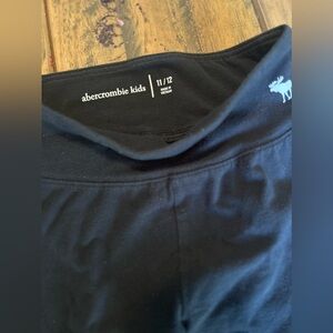 Abercrombie Kids 11/12 Black Yoga Pants